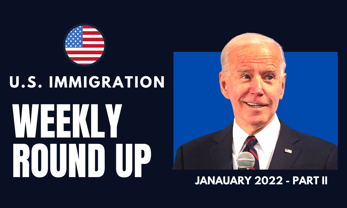 US Immigration News Weekly Recap