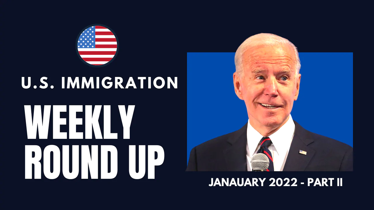 US Immigration News Weekly Recap