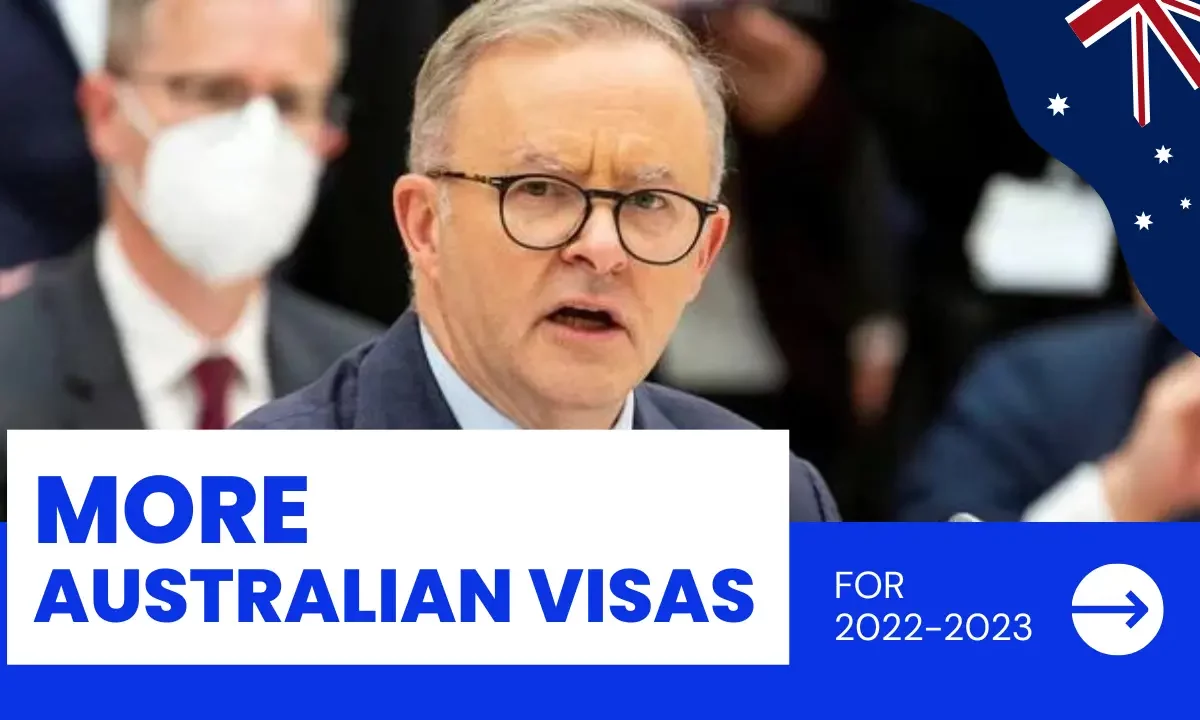 Australian Government Proposes Visa Numbers For 2022 – 2023