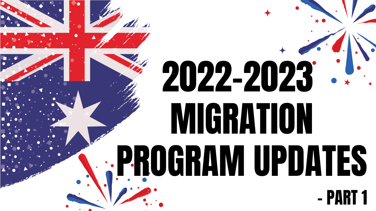 AUSTRALIAS NEW MIGRATION PROGRAM PLANNING LEVELS PART 1 AUSTRALIA IMMIGRATION
