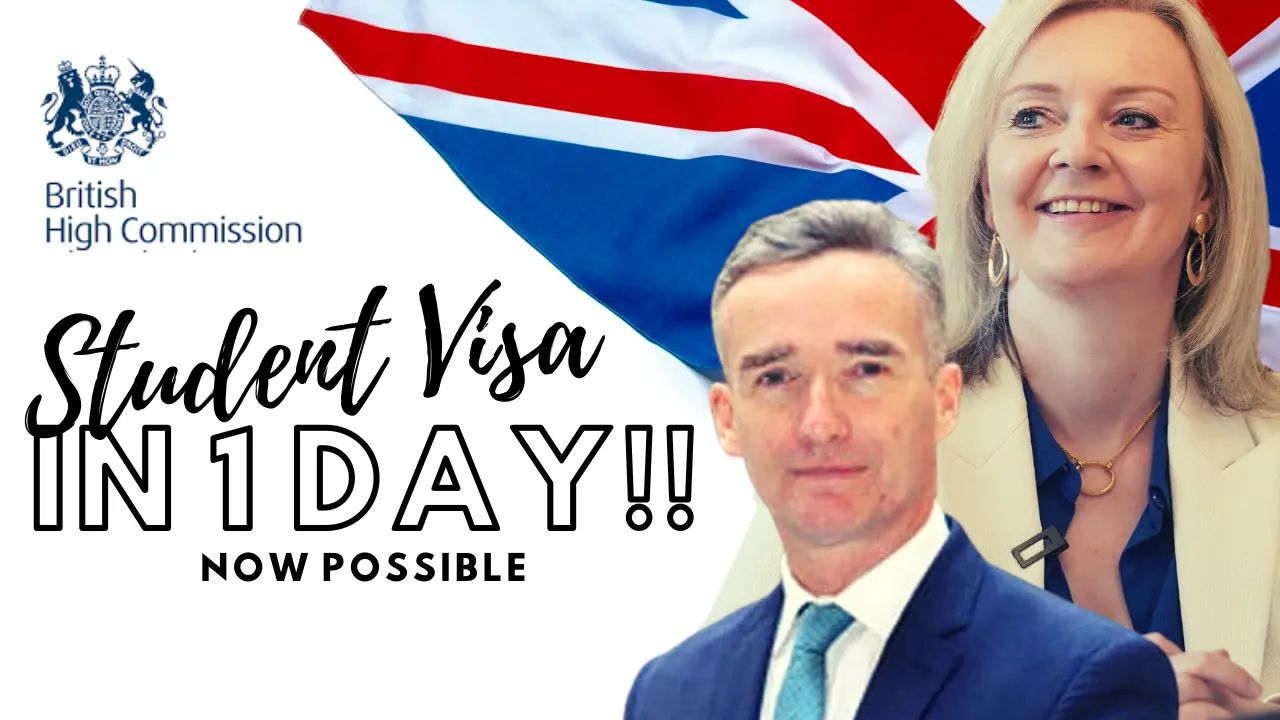 STUDENTS CAN NOW GET UK VISA IN ONE DAY. BRITISH HIGH COMMISSIONER EXPLAINS HOW UK STUDY VISA