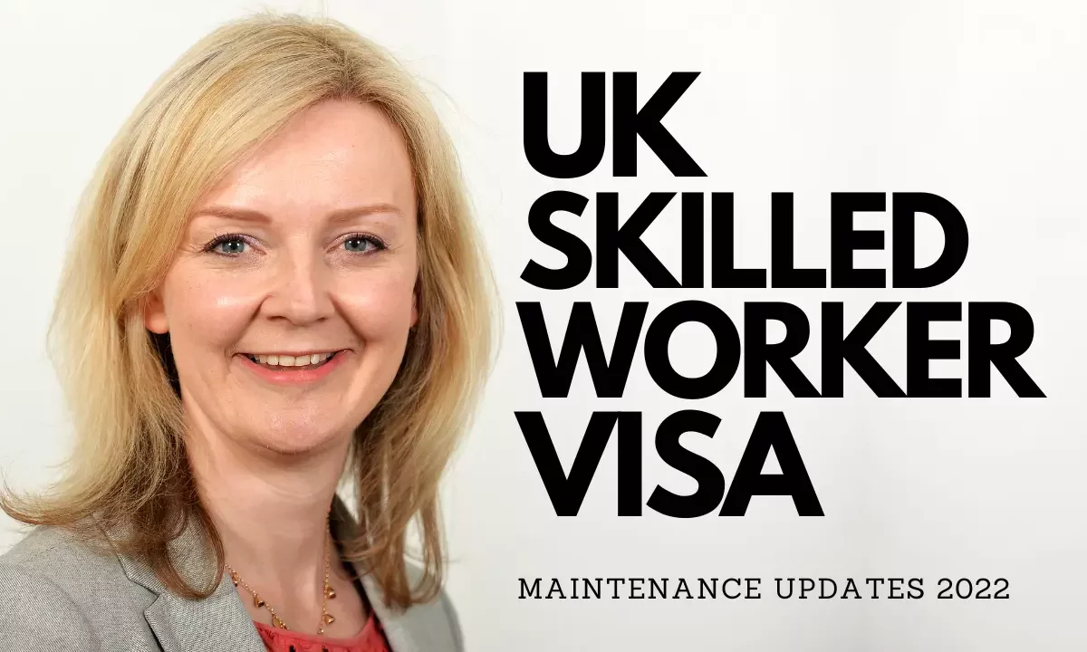 Requirements For Skilled Worker Visa Maintenance
