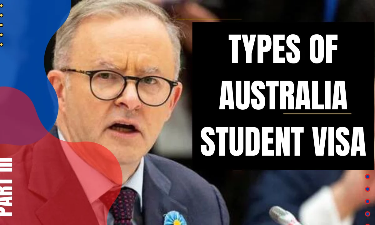 Different Types Of Australian Student Visas For International Students – PART 3