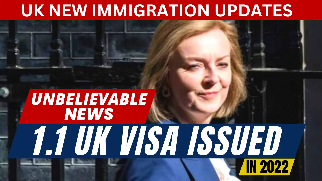 UK Grants Record Breaking 1.1 Million Visas