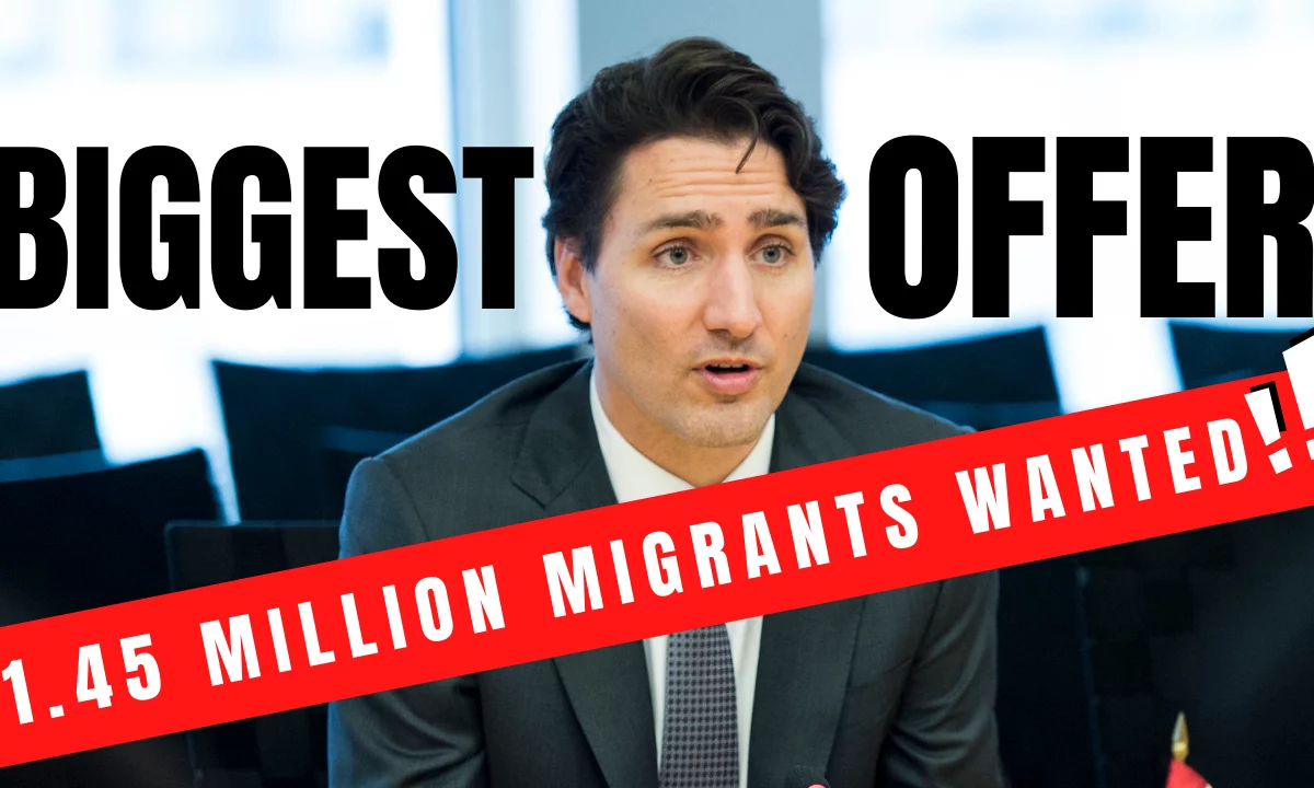 Canada Wants 1.45 Million More Immigrants