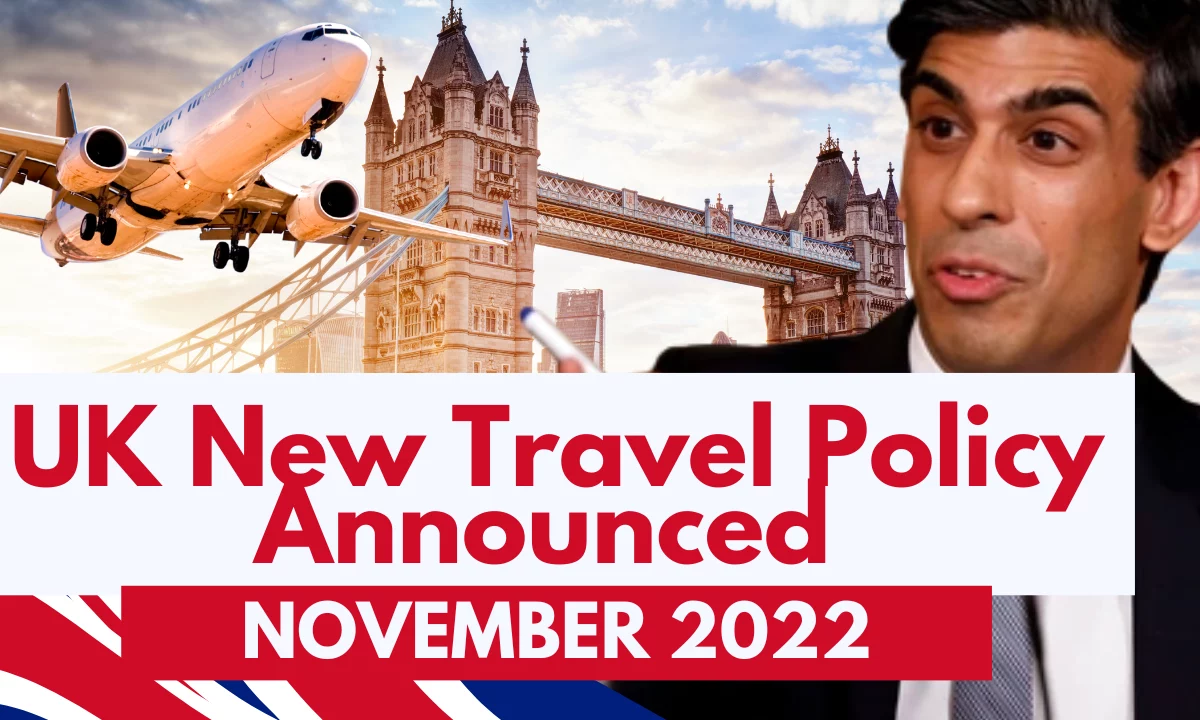 UK Travel Policy Announced By The UK Government