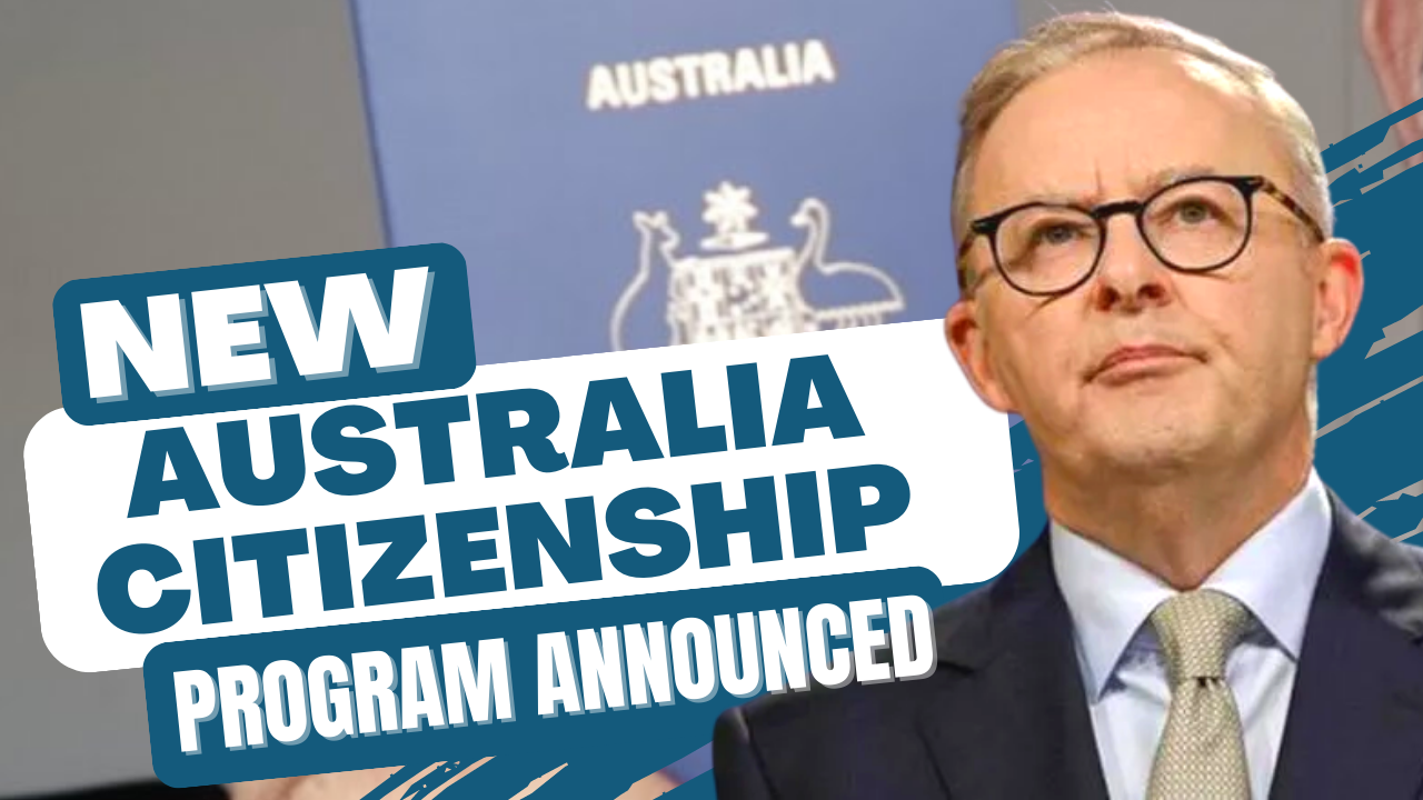 Australia Announces New Citizenship Programme ~ Australian PR and Citizenship