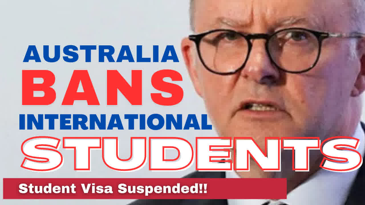 Australia Suspends Student Visas