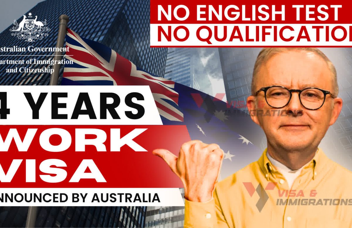 Australia Announces 1,800 Visas For International Workers