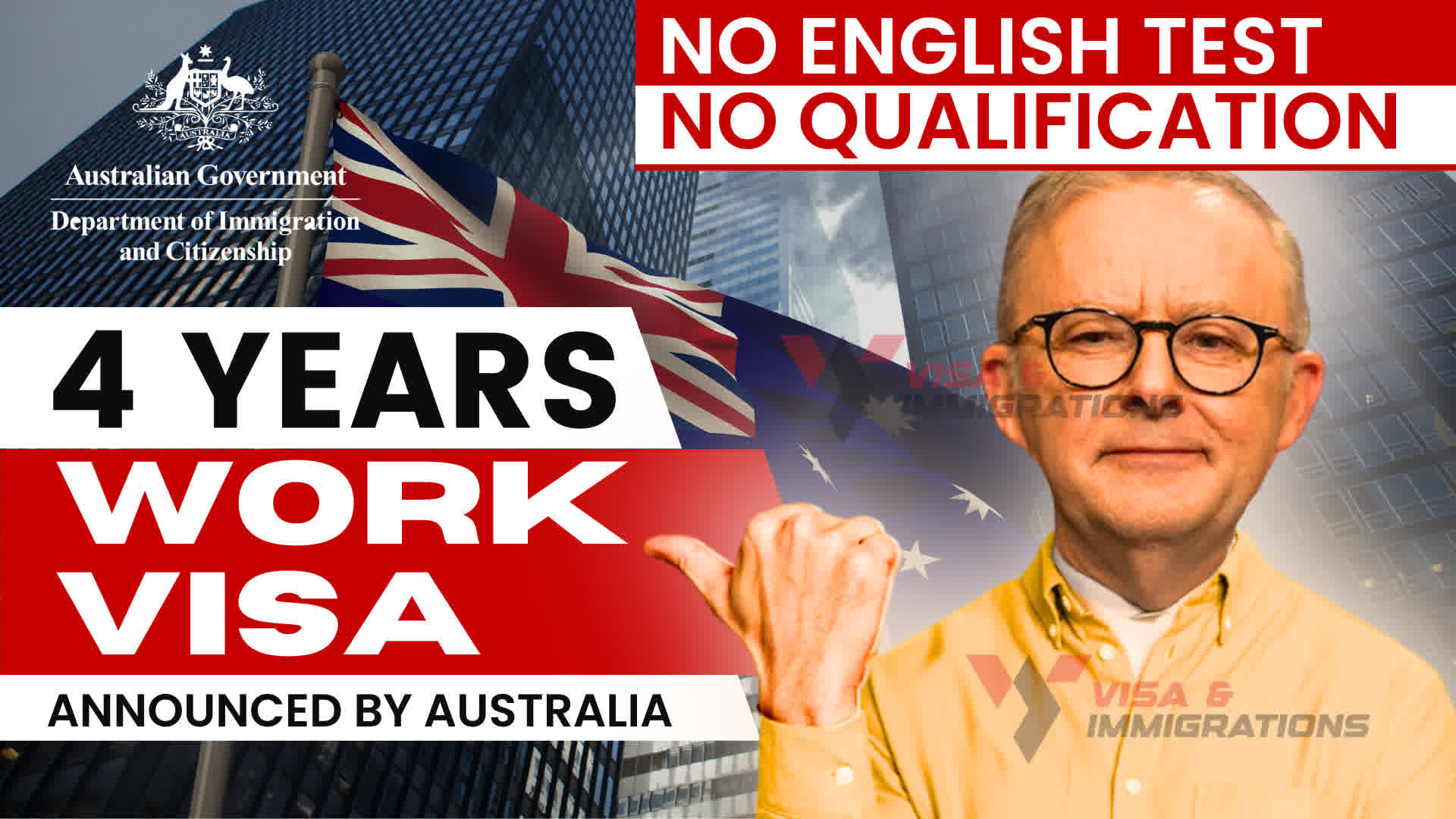 4 years work visa announced by Australia 1