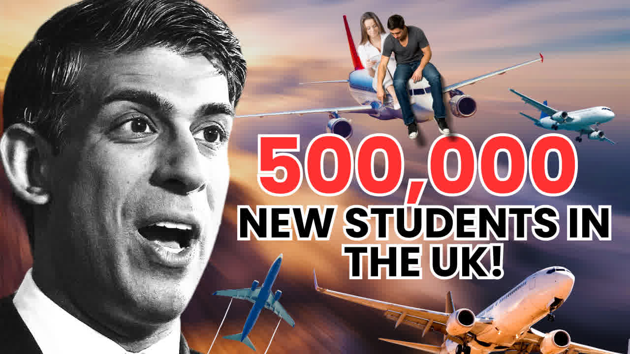UK Grants Nearly 500,000 Students Visas!