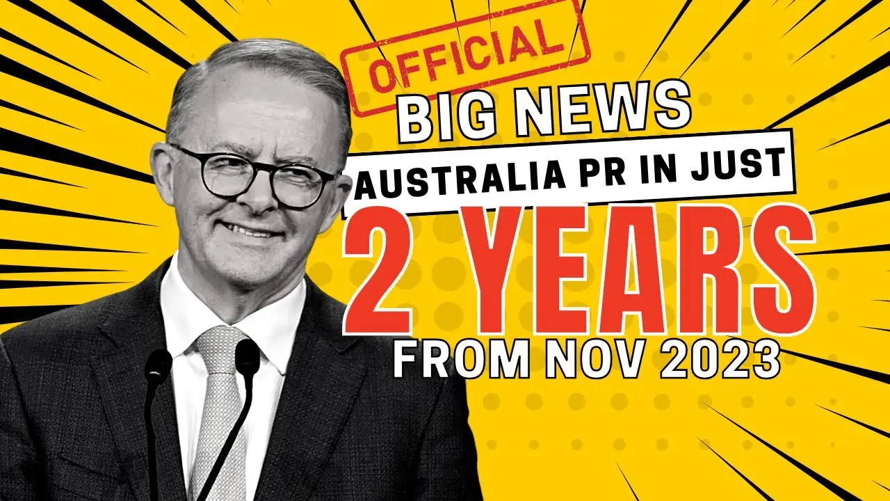 482 visa to PR in just 2 years begins 25th November ~ Australian Immigration News 8th November 2023