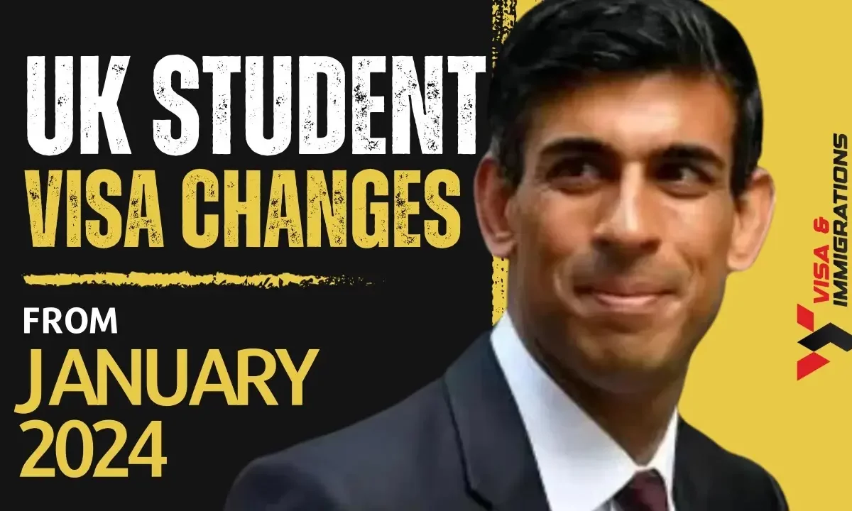 New student visa requirements from January 2024