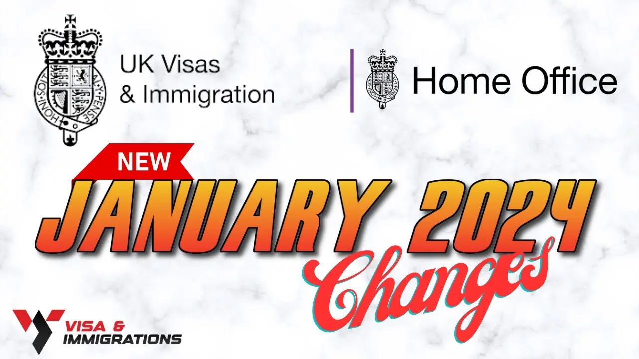 3 MAJOR CHANGES IN UK Visa Application Impact From January 2024 UK Immigration
