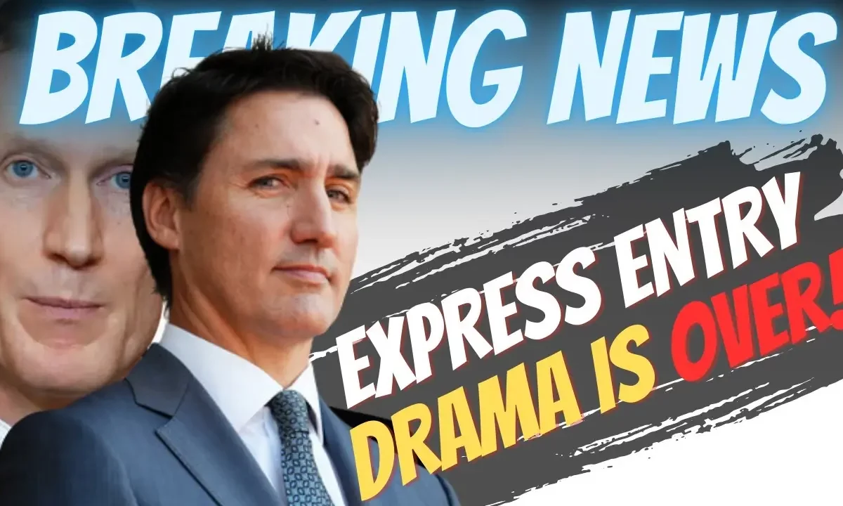 BREAKING NEWS: First Express Entry draw in Canada since October 2023