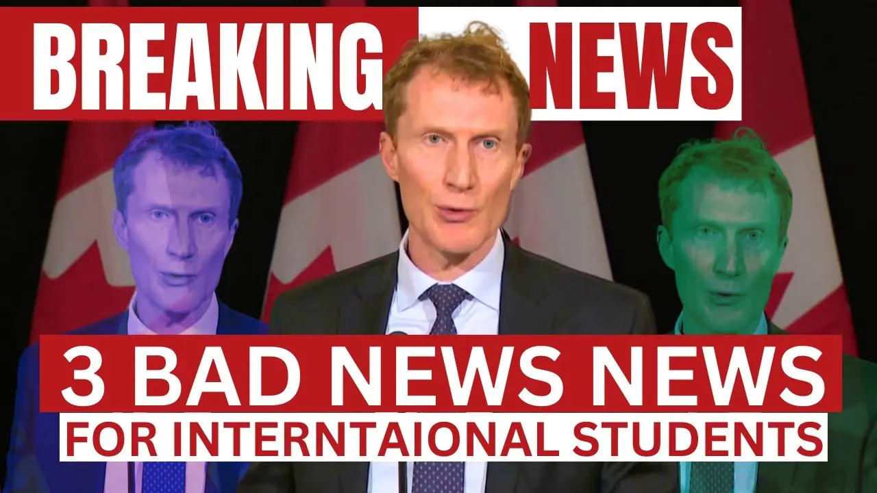 Breaking news Canada limits international students Get the full update from the Immigration Minister on the latest developments
