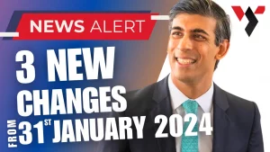 Copy of TOP 3 CHANGES IN THE UK IMMIGRATION FROM 31st January 2024 ~ Latest UK Immigration News 2024