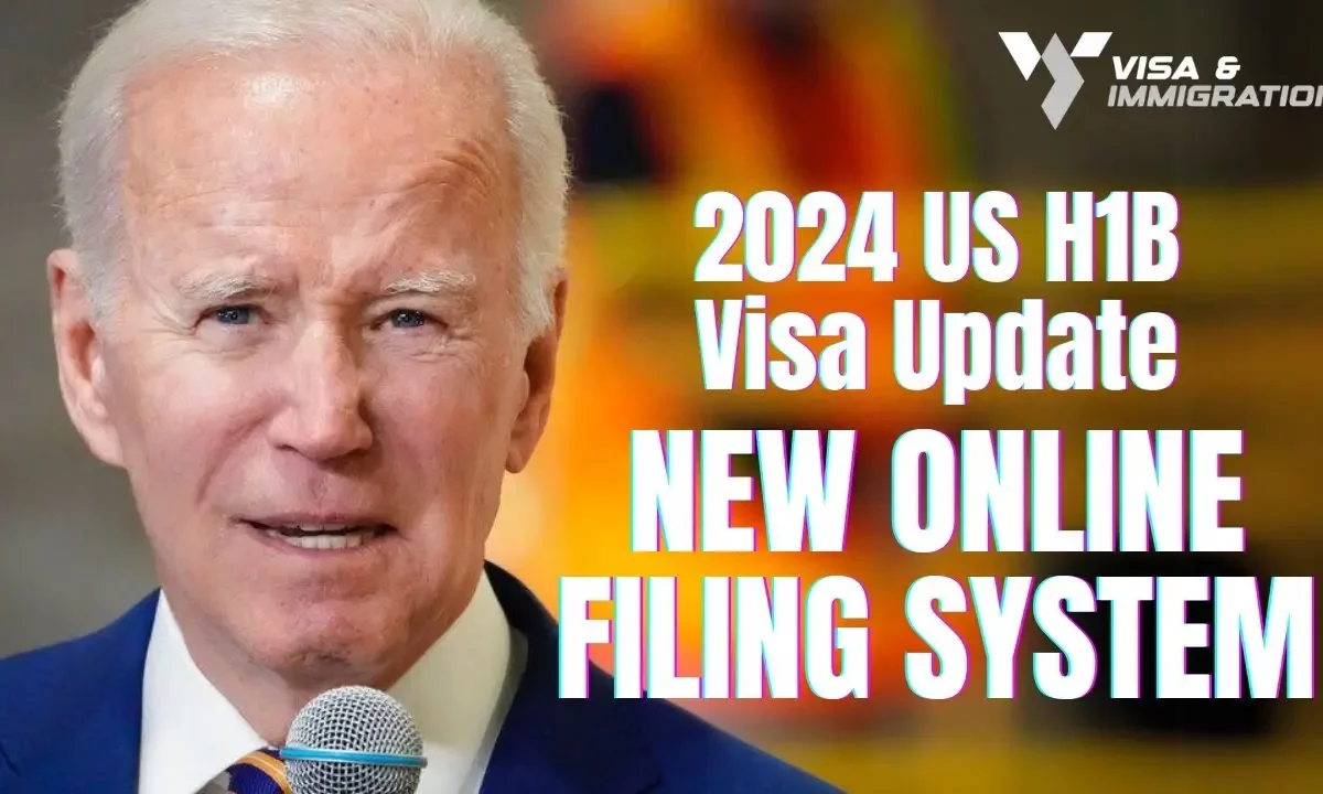 2024 US H1B Visa Update: New Online Filing System