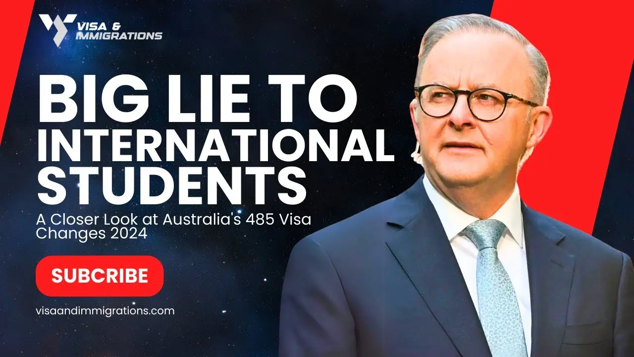 The Big Lie to International Students: A Closer Look at Australia’s 485 Visa Changes