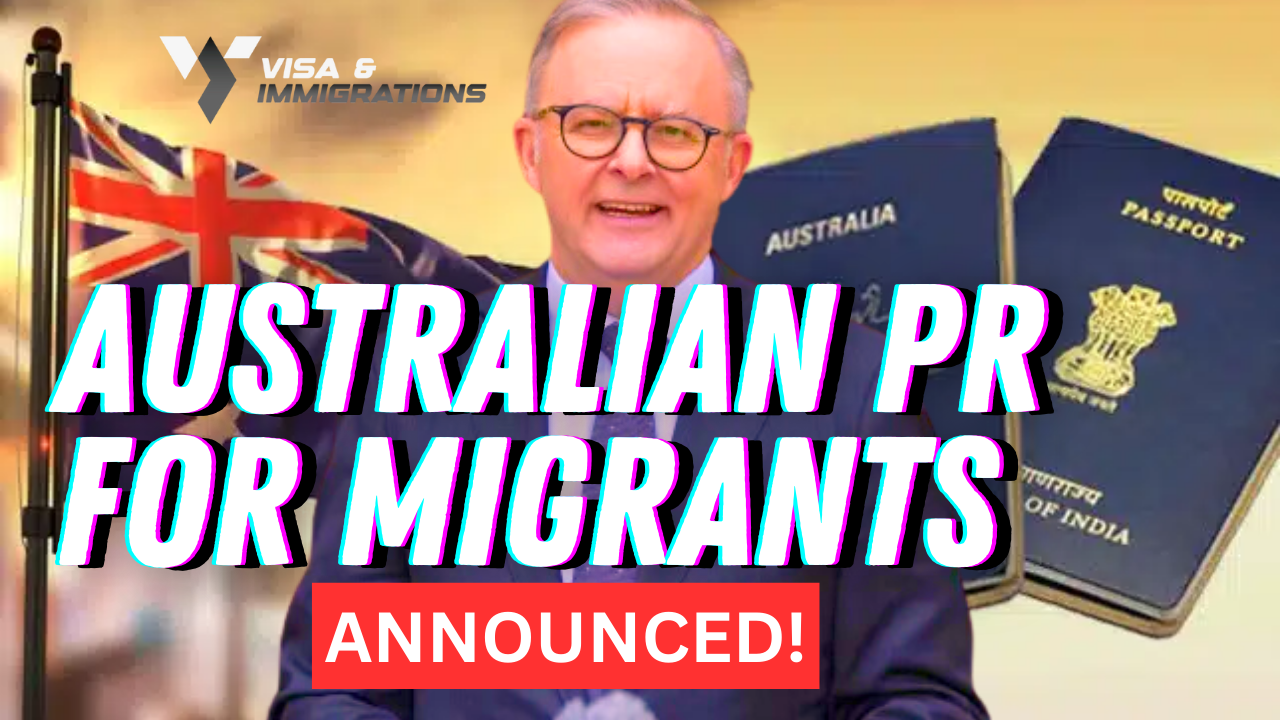 Australia offers permanent residency