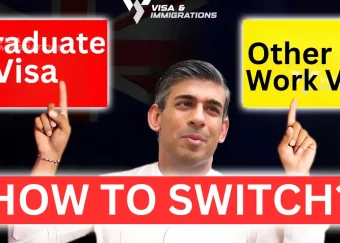 How to switch from Graduate visa route to another work visa type in the UK