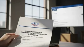 USCIS Extends Work Permits for TPS Beneficiaries