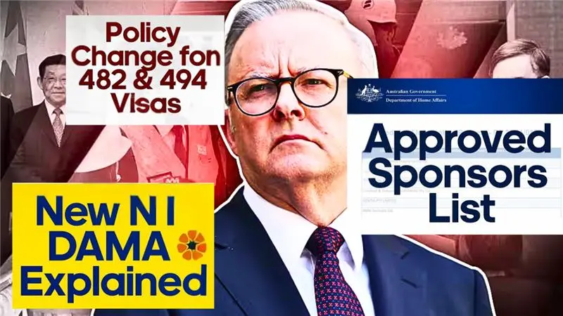Australian Immigration News : New Policy Change for the conditions of the 482 and 494 visas