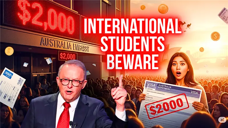 Australia Hikes Student Visa Fee to $2,000 in 2025